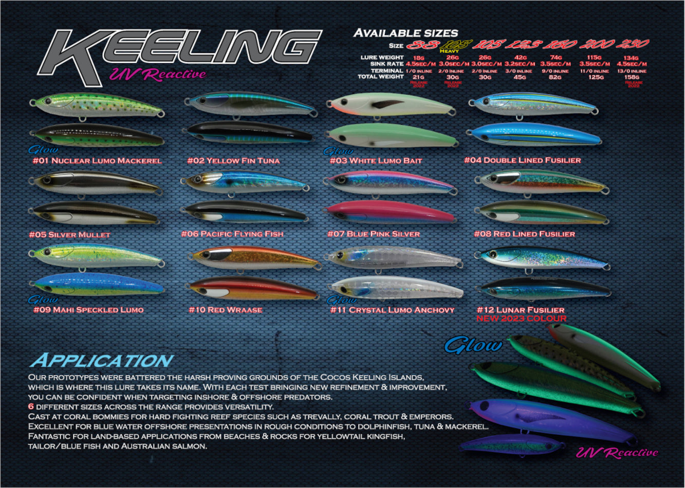 Ocean's Legacy Keeling Lure 105HS