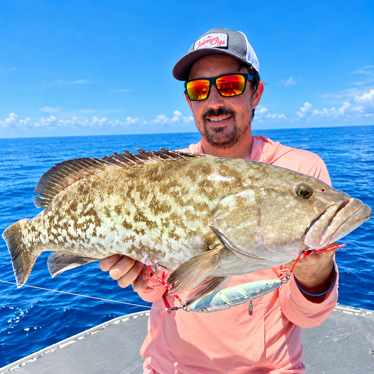 One Drop Silver Ghost Glow Slow Pitch Jig
