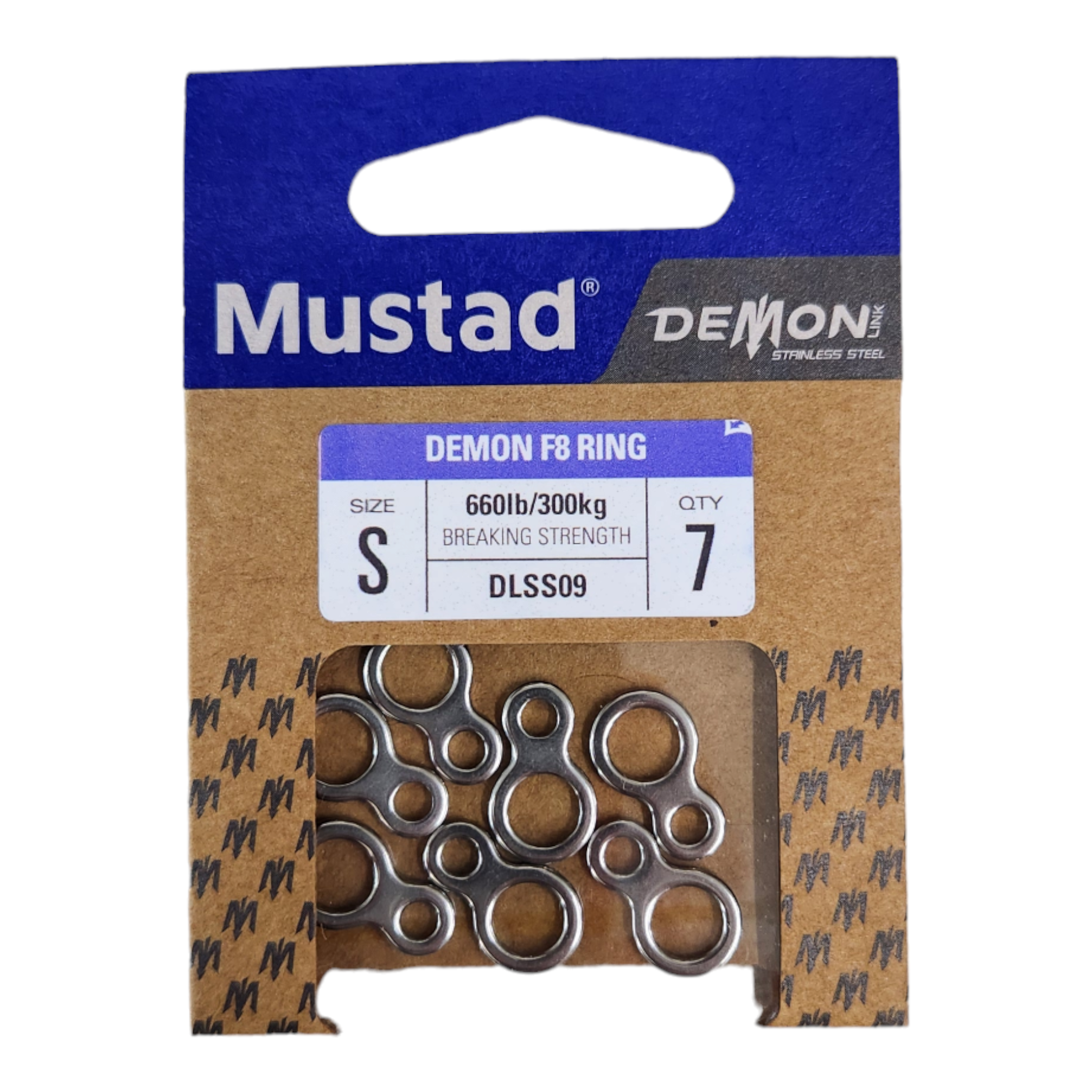 Mustad Demon Link Figure 8 Solid Ring