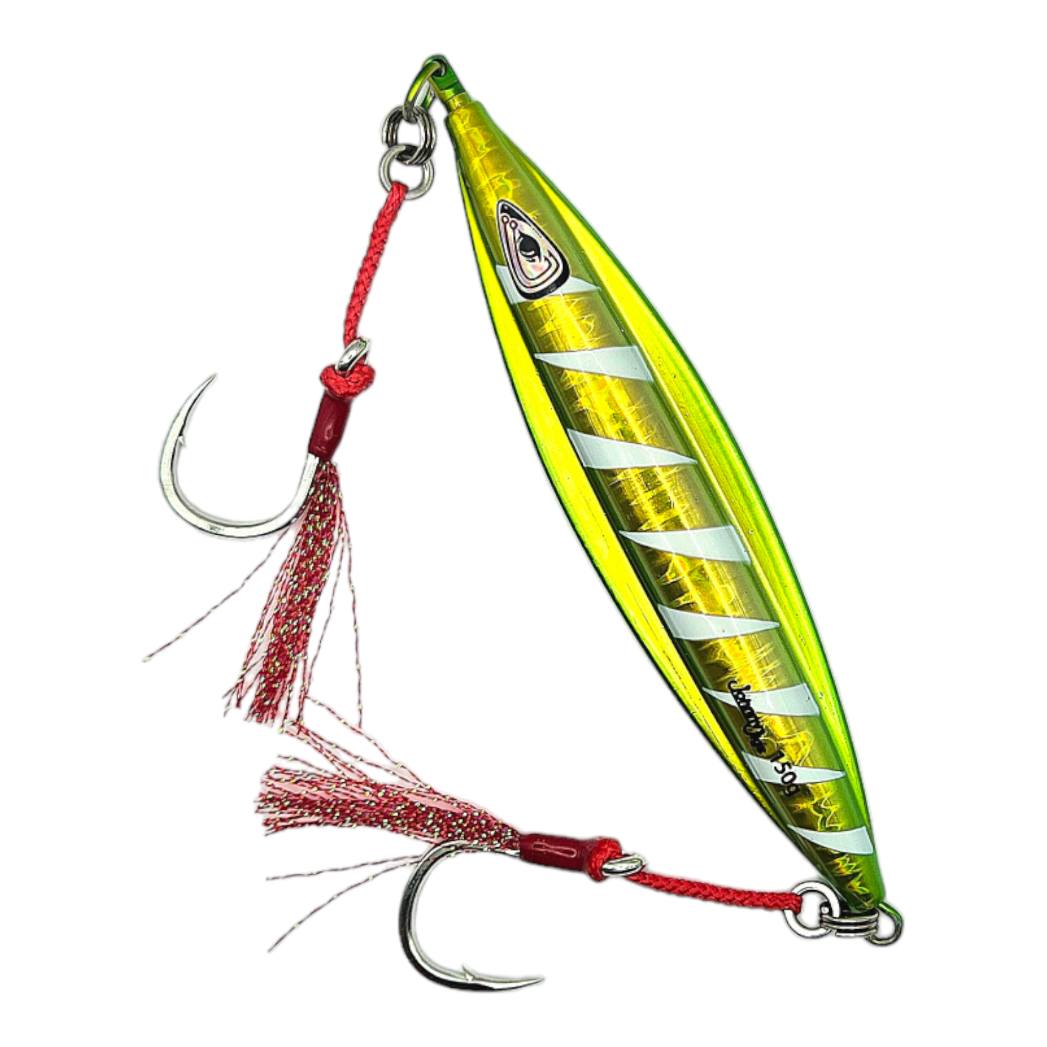 Torpedo Glider UFO Green/Gold Glow Slow Pitch Jig