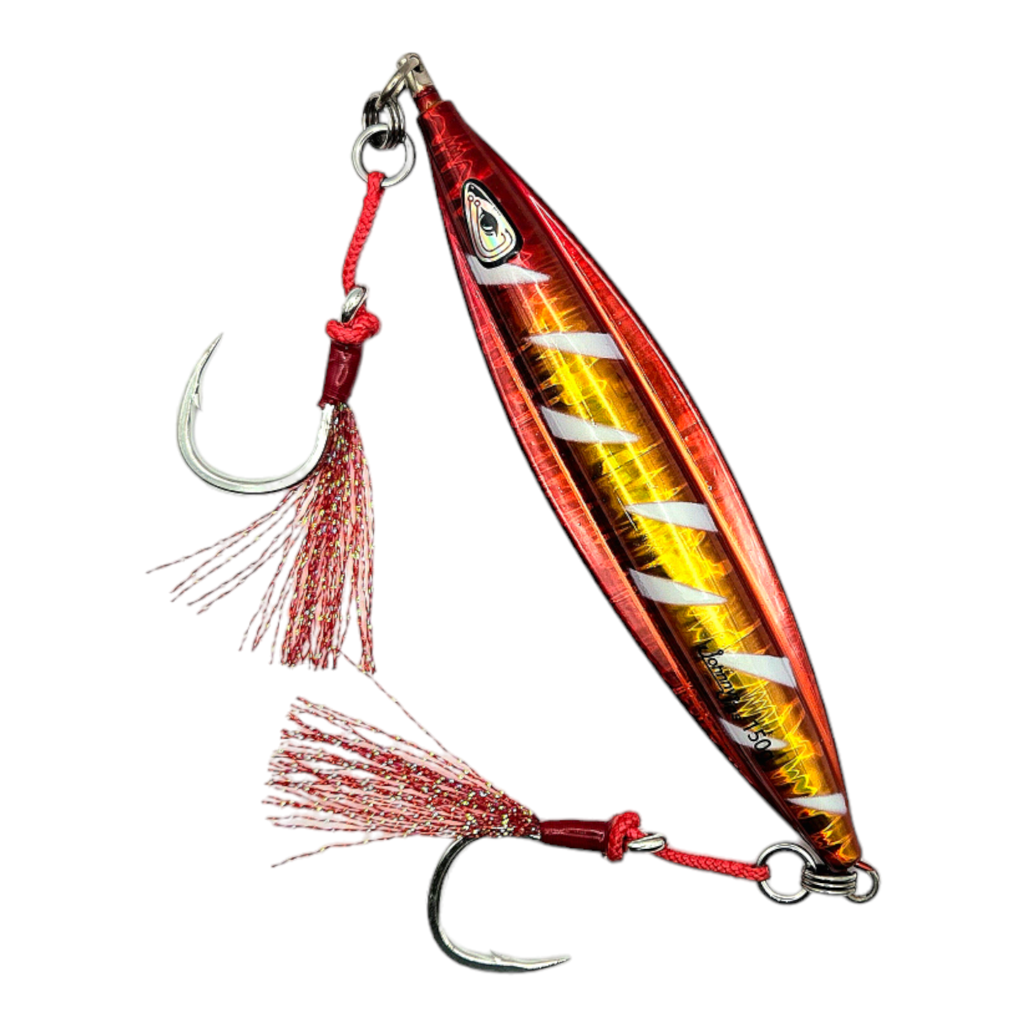 Torpedo Glider UFO Gold/Red Glow Slow Pitch Jig