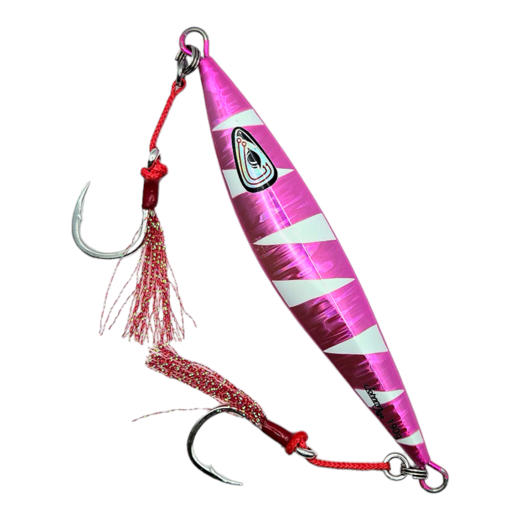 Flat Back Pink Glow Slow Pitch Jig