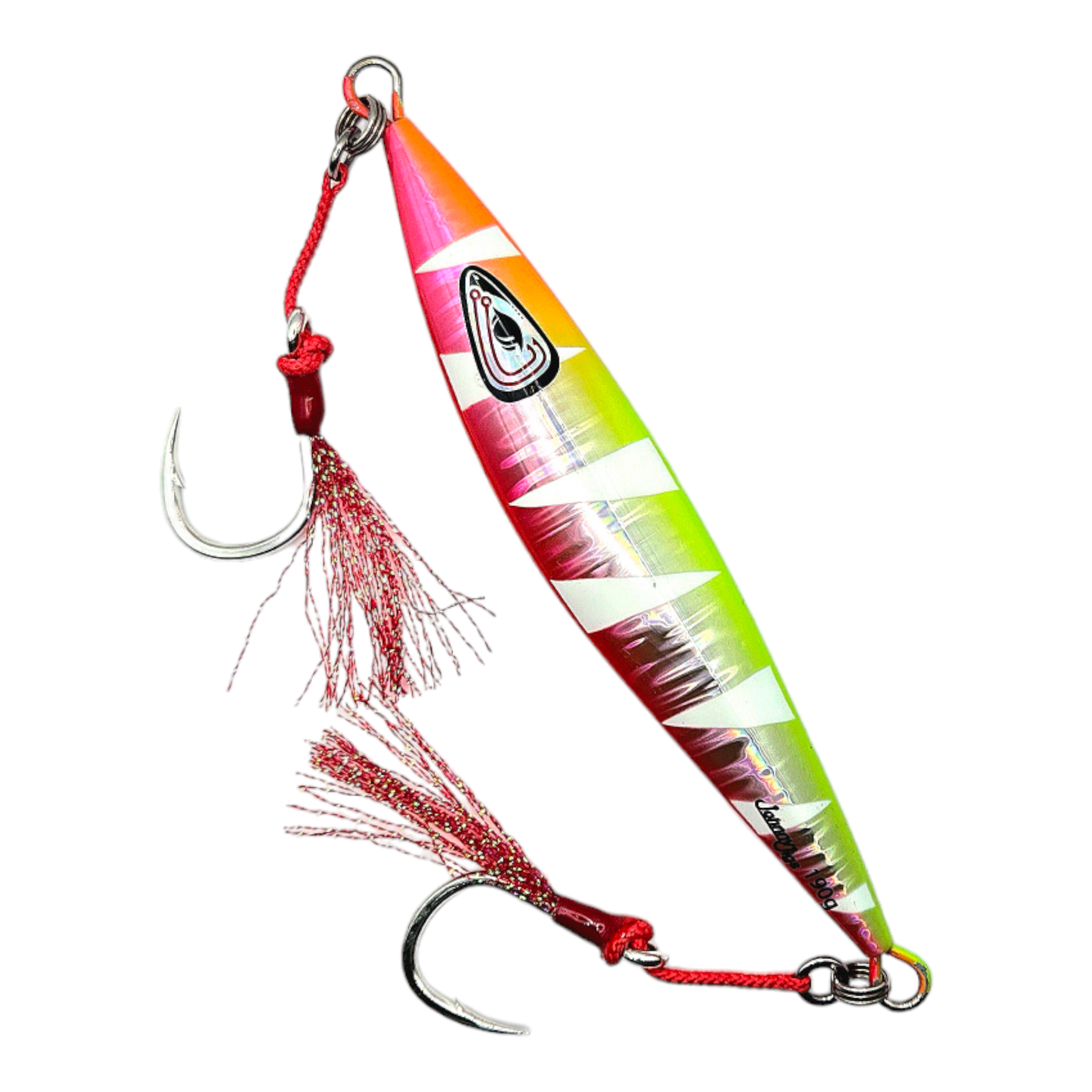 Flat Back Watermelon Glow Slow Pitch Jig