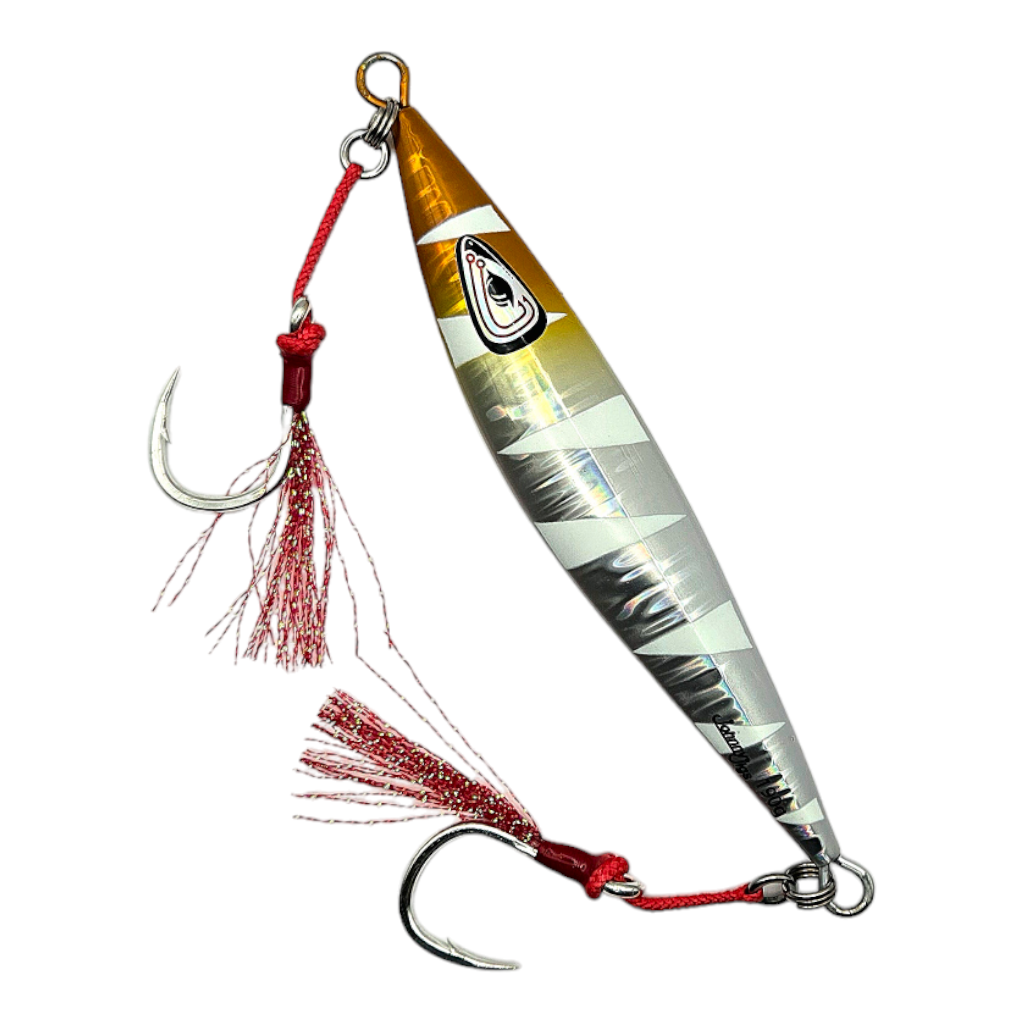 Flat Back Silver Glow Slow Pitch Jig