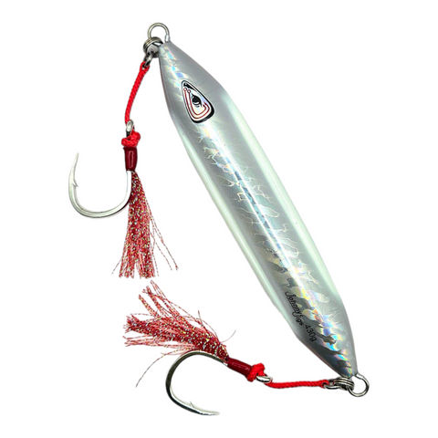 The Railer Silver Ghost Glow Slow Pitch Jig