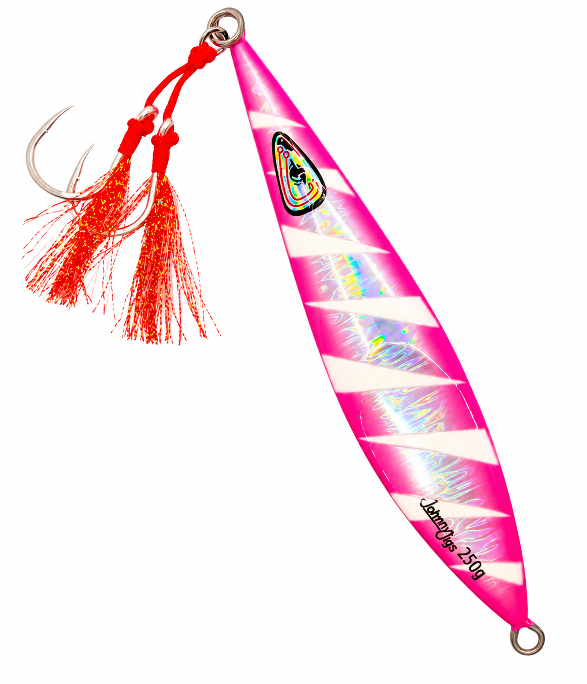 Super Sonic Pink/Silver Glow Slow Pitch Jig
