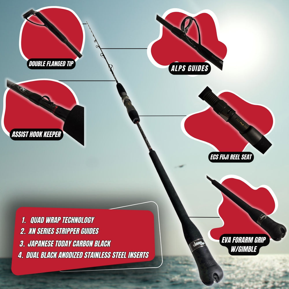 Slow Pitch, Deep Jigging & Stickbait Rods | Johnny Jigs
