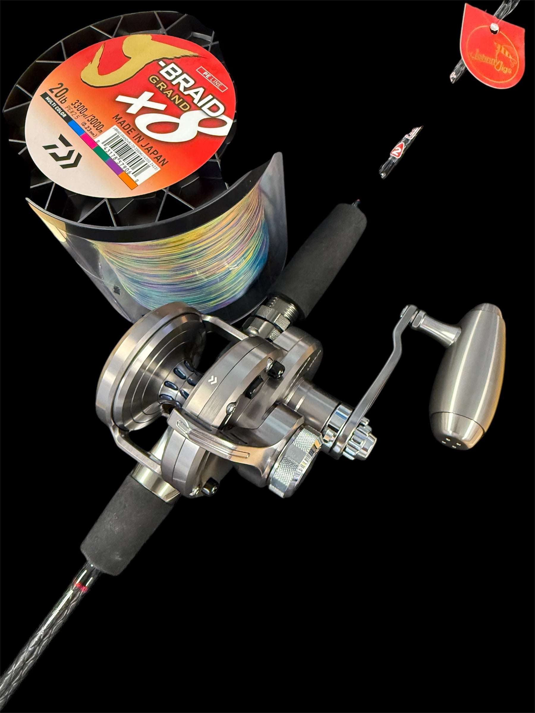 JJ Pro Jigger Plus Rod and Spooled Saltiga LD35JH Combo