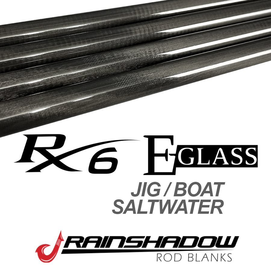 Rainshadow RX6/E-Glass Rod Blank – Gloss Green Series