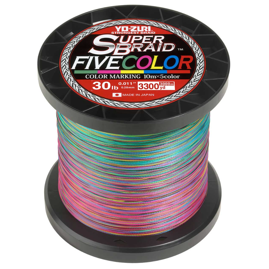 Yo-Zuri Super Braid Five Color 3300yds.