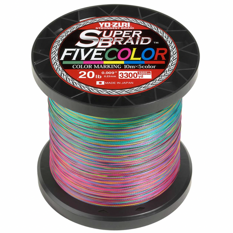 NEW Yo-Zuri Super Braid Five Color 3300yds.