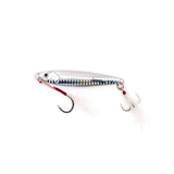 Casting Jig silver for mahi or dolphin with treble hook