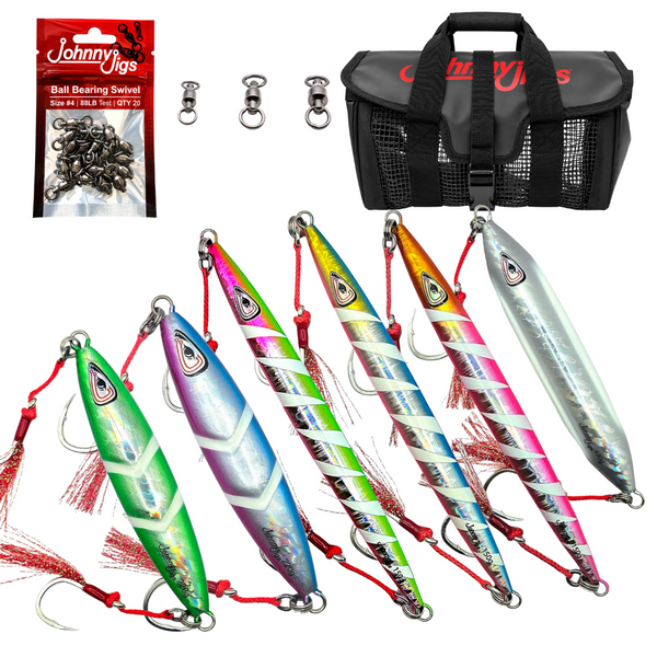 Slow Pitch Deep Drop Adventure Pack (6 Jigs)