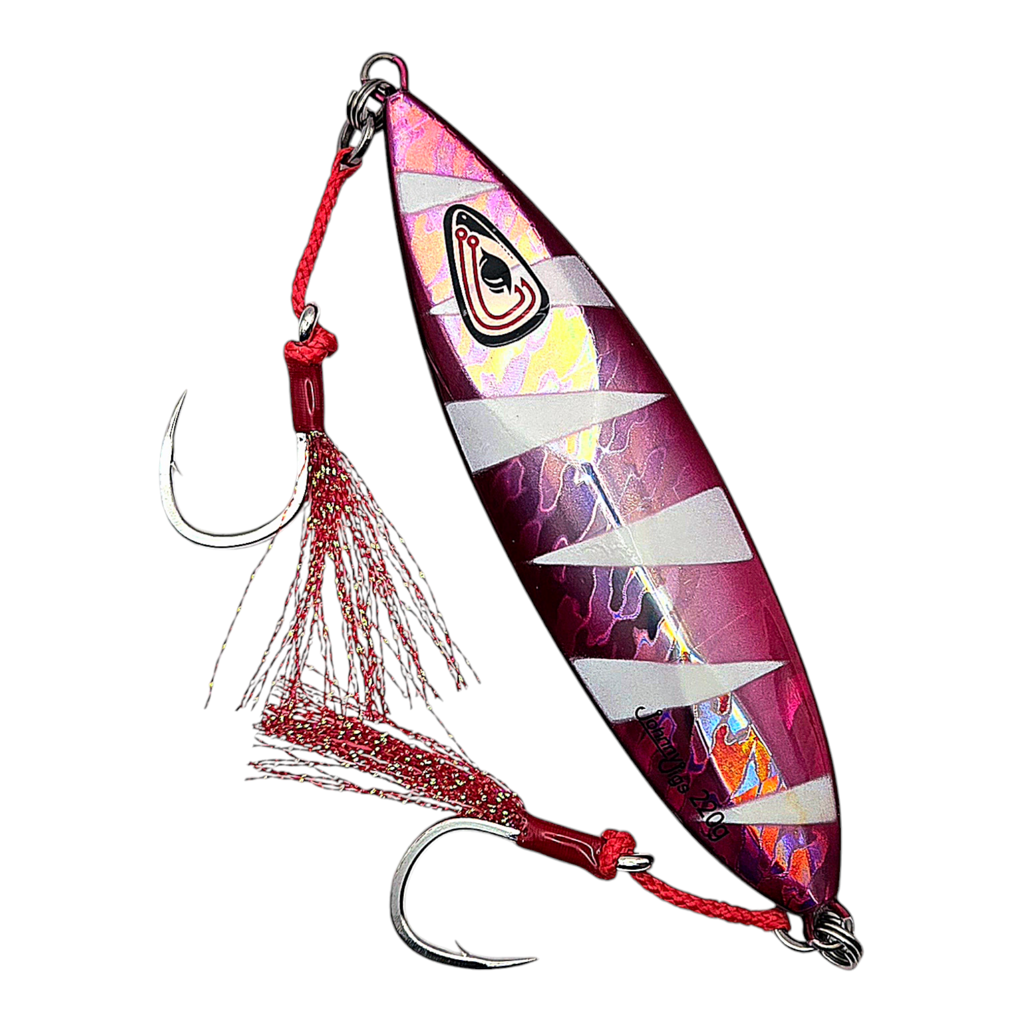 Ultra Flutter Pink Slow Pitch Jig with Assist Hooks