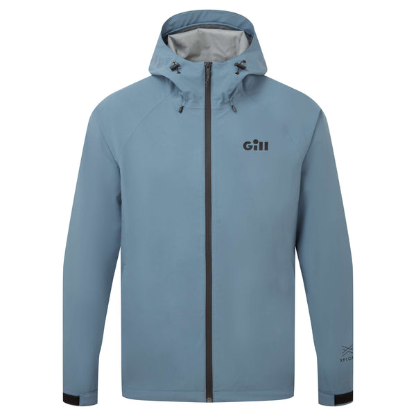Voyager Hooded Waterproof Jacket - Storm Blue