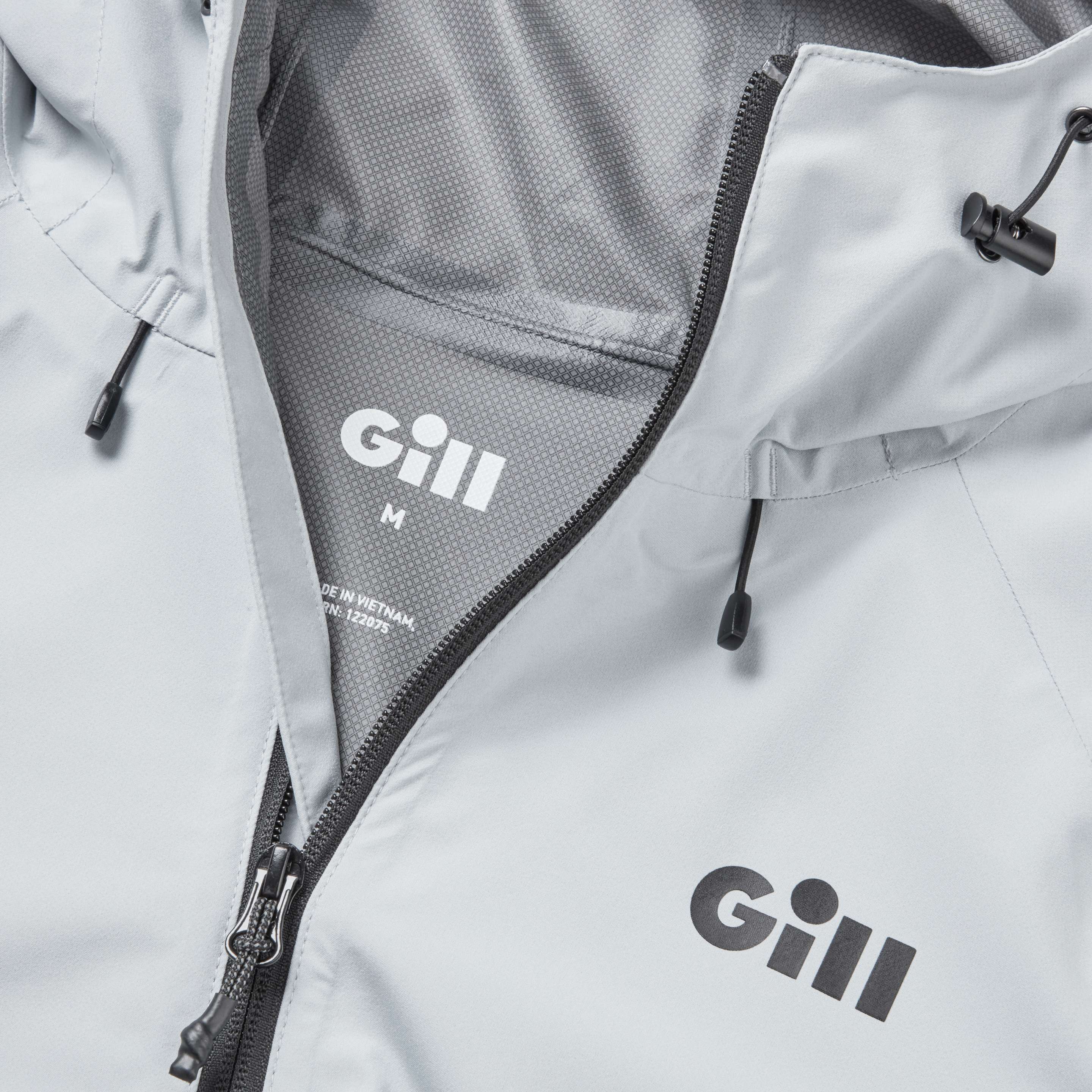 Voyager Hooded Waterproof Jacket - Light Grey