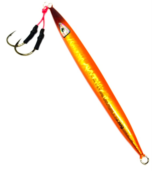 SLOWMAN - Slow pitch jigging lure 170 grams - Yellow Red White  [PS-A148-170-RW (CHINA)] - $12.75 CAD : PECHE SUD, Saltwater fishing  tackles, jigging lures, reels, rods