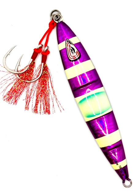 Wahoo Slayer Purple/Blue Glow Slow Pitch Jig