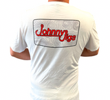 JohnnyJigs Topo Chart Soft Style T-Shirt - White / Small - White / Medium - White / Large - White / XL - White / 2XL