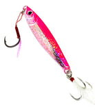 Long casting Jig Pink and Silver 60g