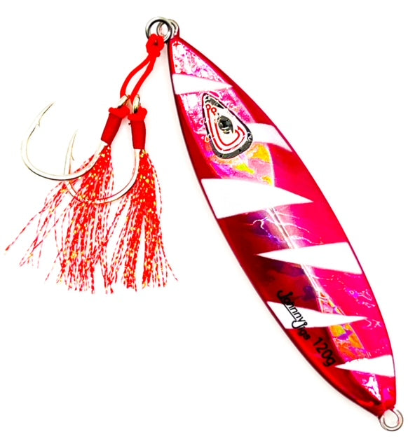 Ultra Flutter Pink Glow Slow Pitch Jig