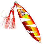 Ultra Flutter Gold/Red Glow Slow Pitch Jig