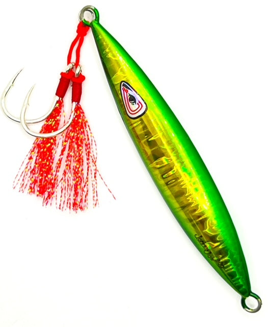 Falling Leaf Green Glow Slow Pitch Jig