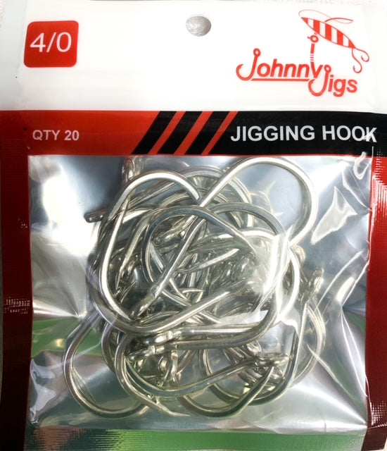 Johnny JIGS Jigging Hooks | Big Dog Tackle 3/0 (20PK) Johnny JIGS Jigging Hooks | Big Dog Tackle 3/0 (20PK)