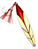 Falling Leaf Red/Gold Glow Slow Pitch Jig
