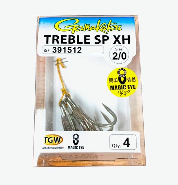 Gamakatsu Treble Hooks SP XH