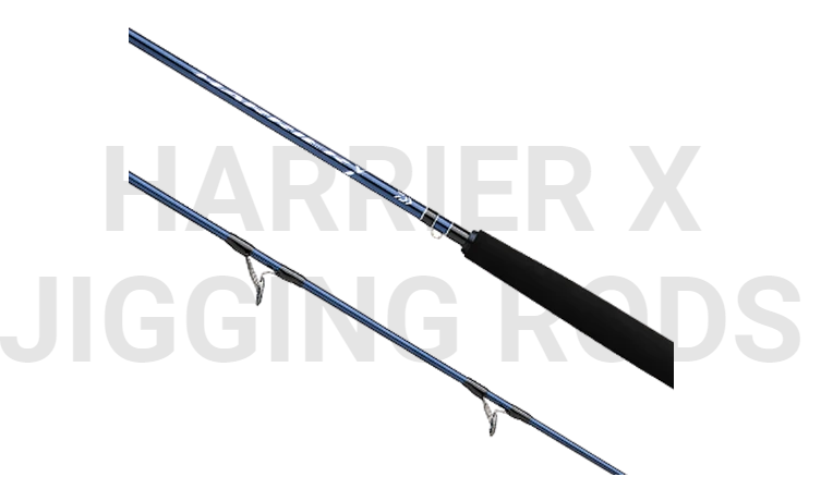 Daiwa Harrier X Jigging Rod, Spinning,  (Choose Type)