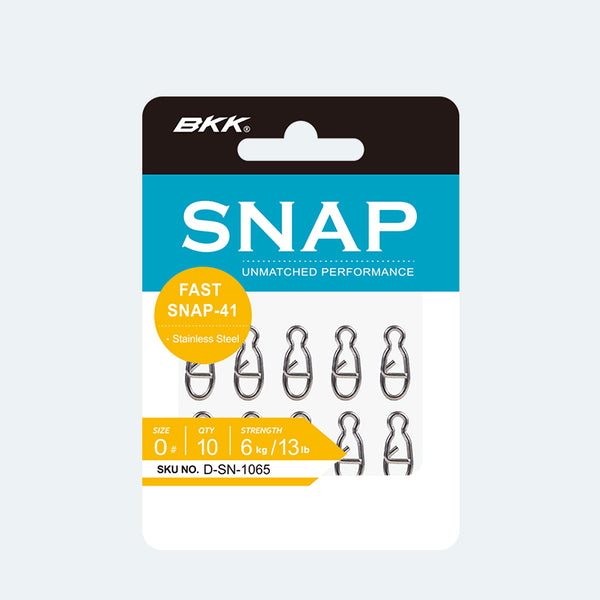 BKK Fast Snap-41 Stainless Steel Snaps #4 8pk