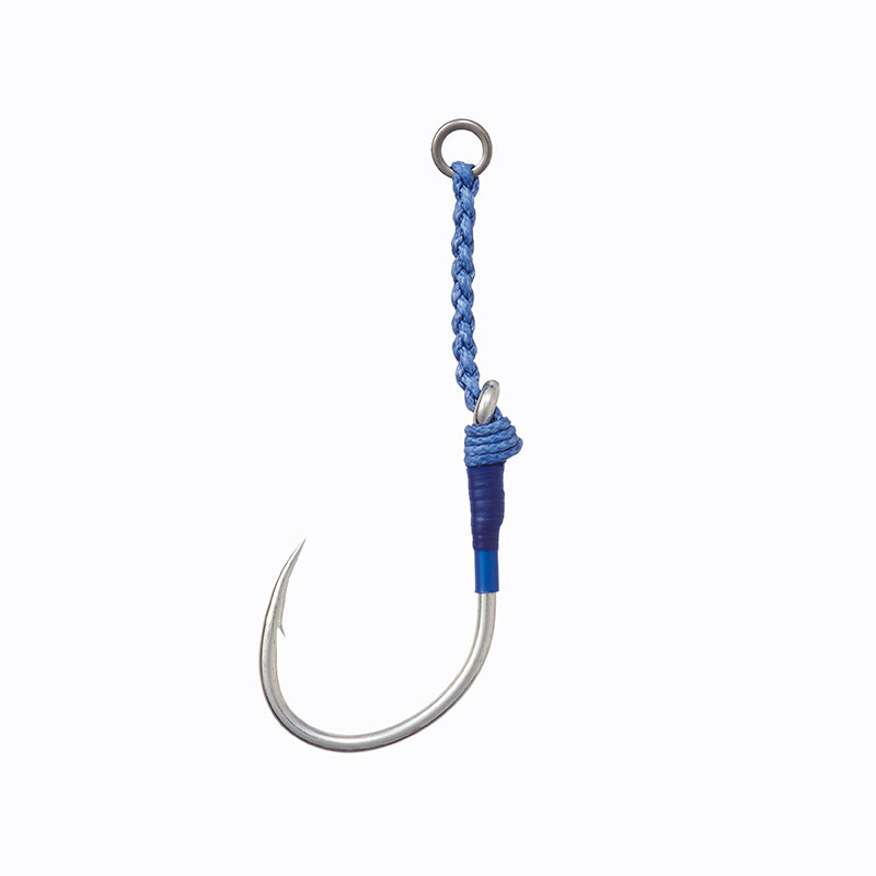elephant tusk fish hook 4 pic Vanfook Jigen Grippy 4 Braids Assist Hook