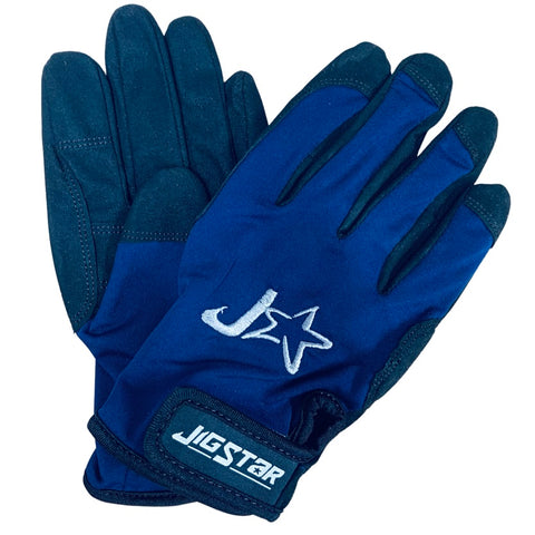 JigStar Jigging Gloves - BLUE XL