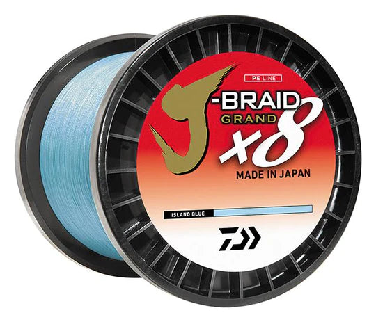 Daiwa J-Braid X8 Grand – 3300yd Bulk Spool | 8-Carrier IZANAS PE