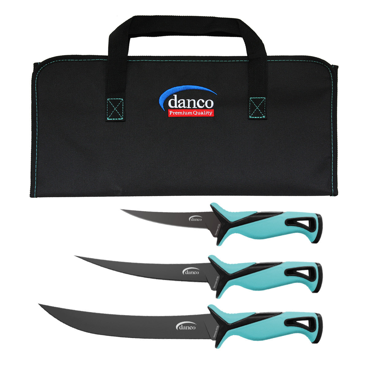 Danco Pro Series 3 Piece Knife Kit - Sea Foam