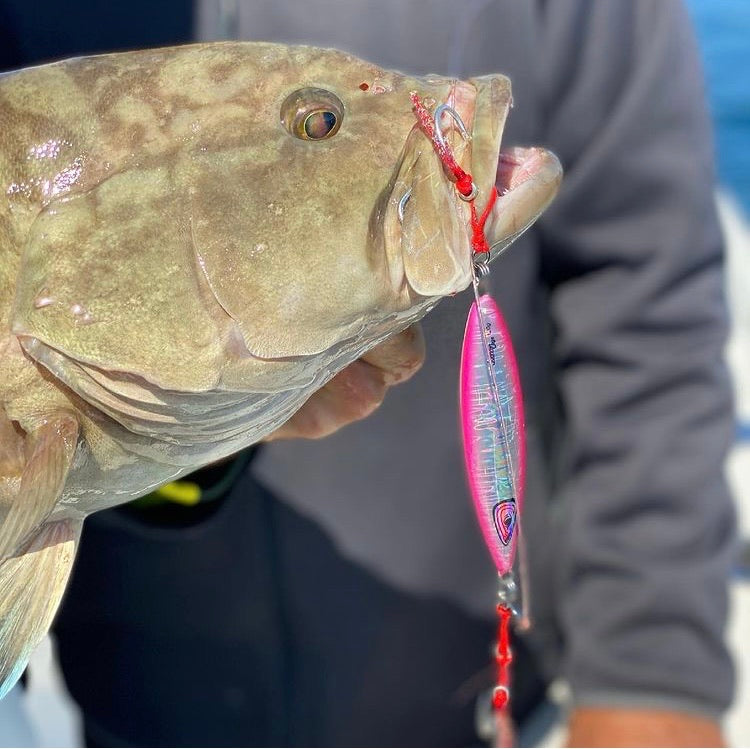 Ultra Flutter Pink Slow Pitch Jig - Premium Fishing Gear