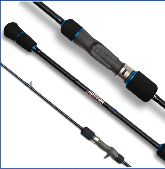 JigStar Slow Jerk Rod - 1 pc-Black/Blue - Sweet Spot 120g - 1 pc-Black/Blue -Sweet Spot 160g - 1 pc-Black/Blue - Sweet Spot 200g - 1 pc-Black/Blue - Sweet Spot 600g