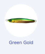 Mustad Mezashi Casting Jig 30g - Green Gold