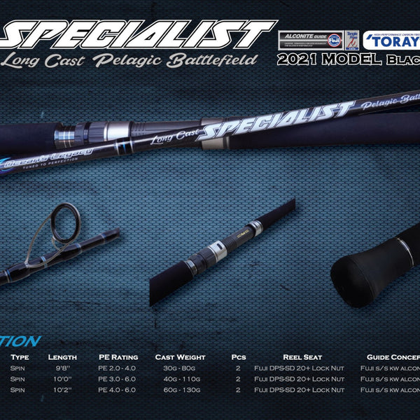 baitcasting rod for sale malaysia Legacy Casting | Johnny Jigs, 10'2" Heavy | 60g-130g