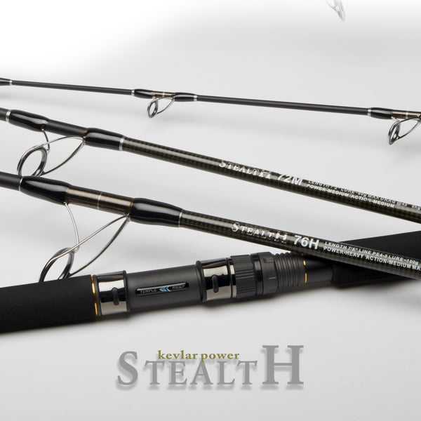Temple Reef Stealth 2pc Spinning Rods STK 74MH