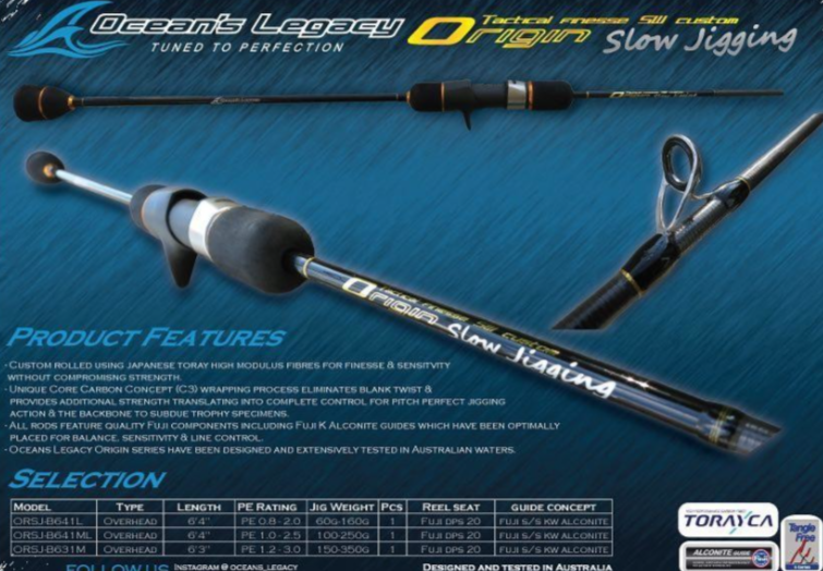 Oceans Legacy Origin Series rod