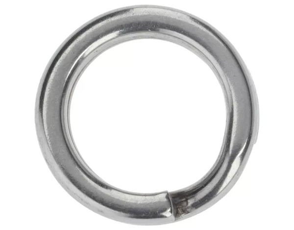 ring rond met platte zijkant zilver 20 mm - ring/donut zonder rijggat ring rond met platte zijkant zilver 20 mm - ring/donut zonder rijggat