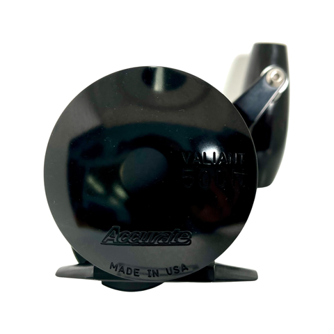 Accurate Boss Valiant BV-500N-SPJ Black Slow Pitch Reel - Gloss Black Right Hand