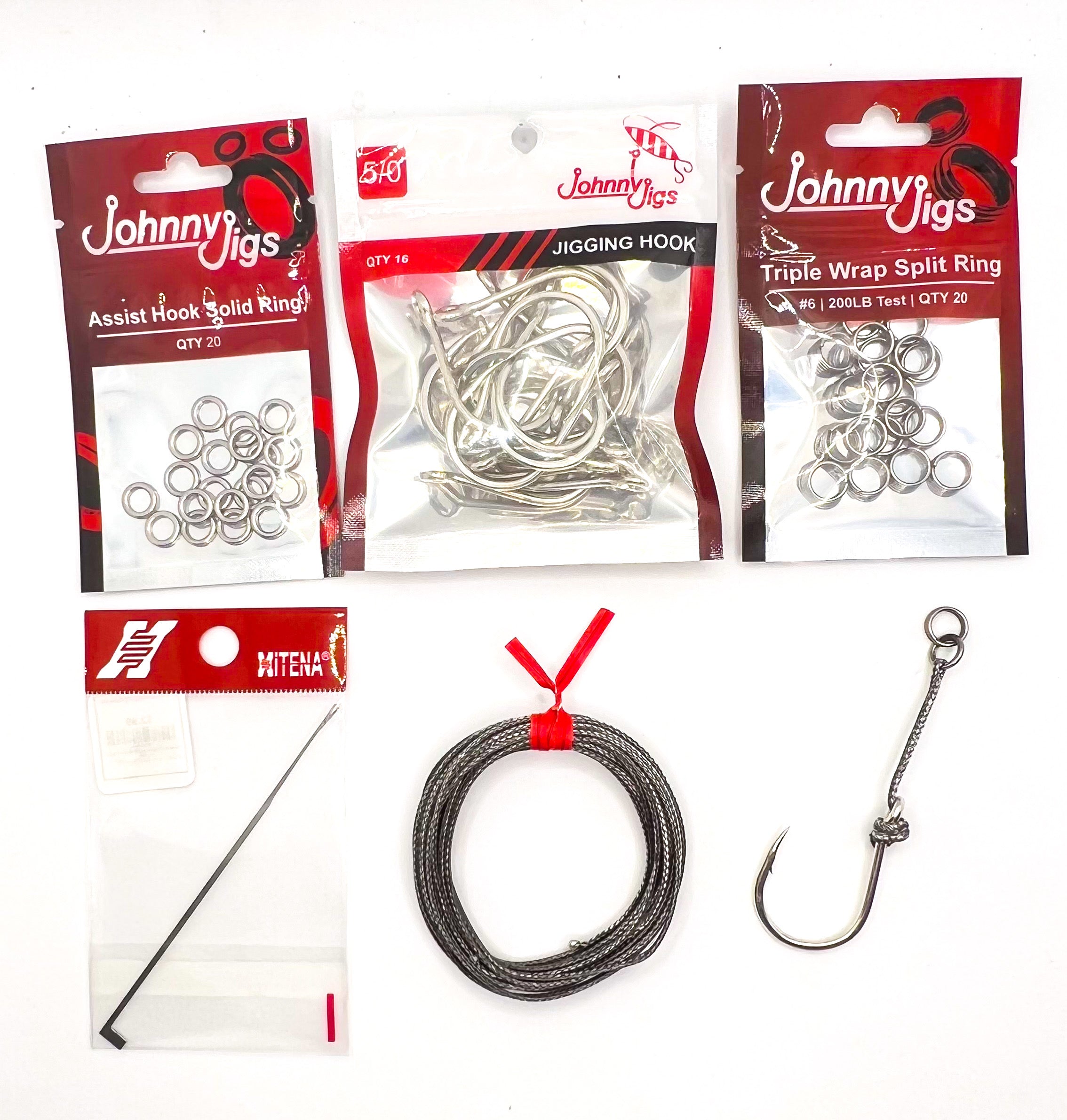 Big Tuna Assist Hook Tying Kit - 5/0 - 16 Hooks