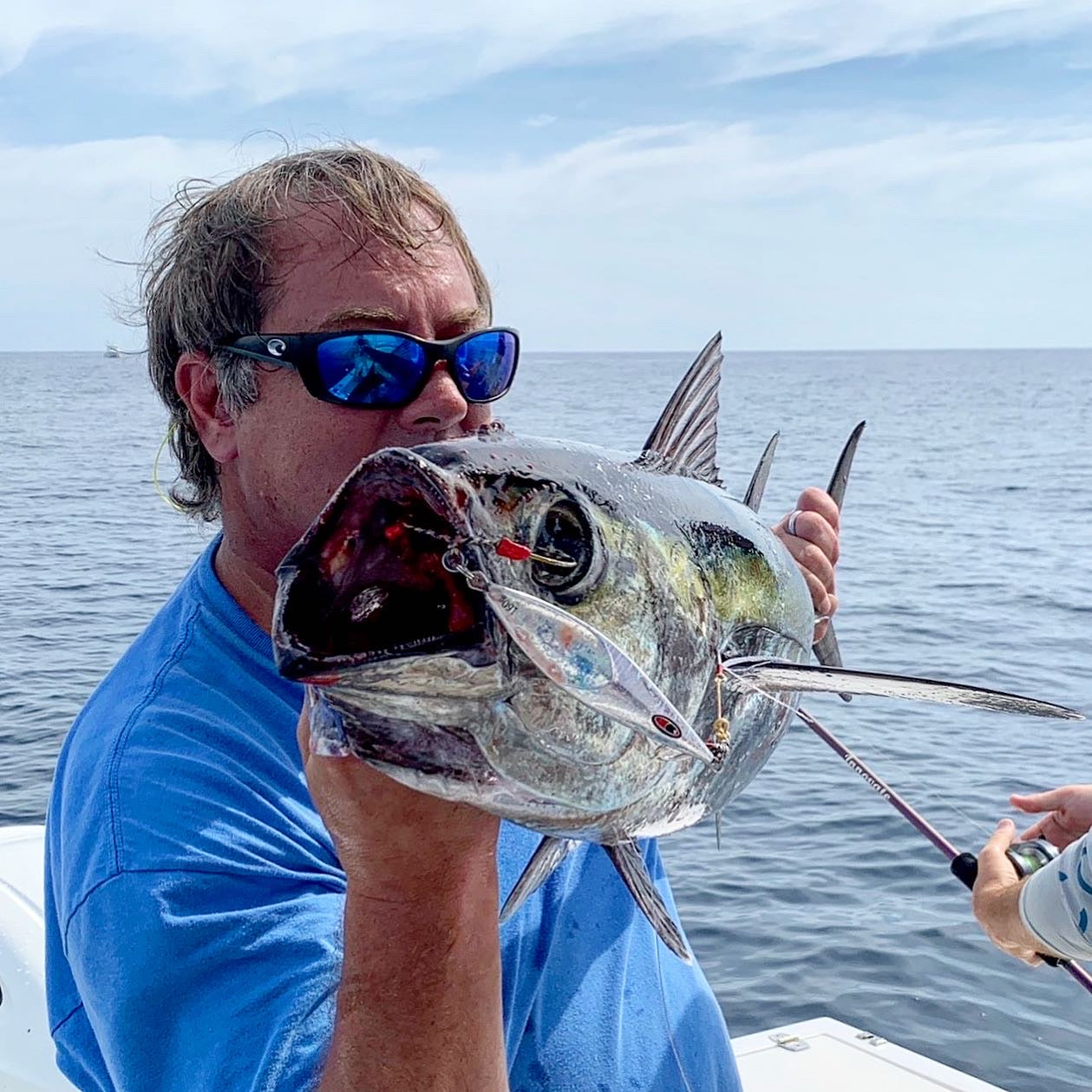 Super Sonic Silver/Glow Slow Pitch Jig - High-Performance